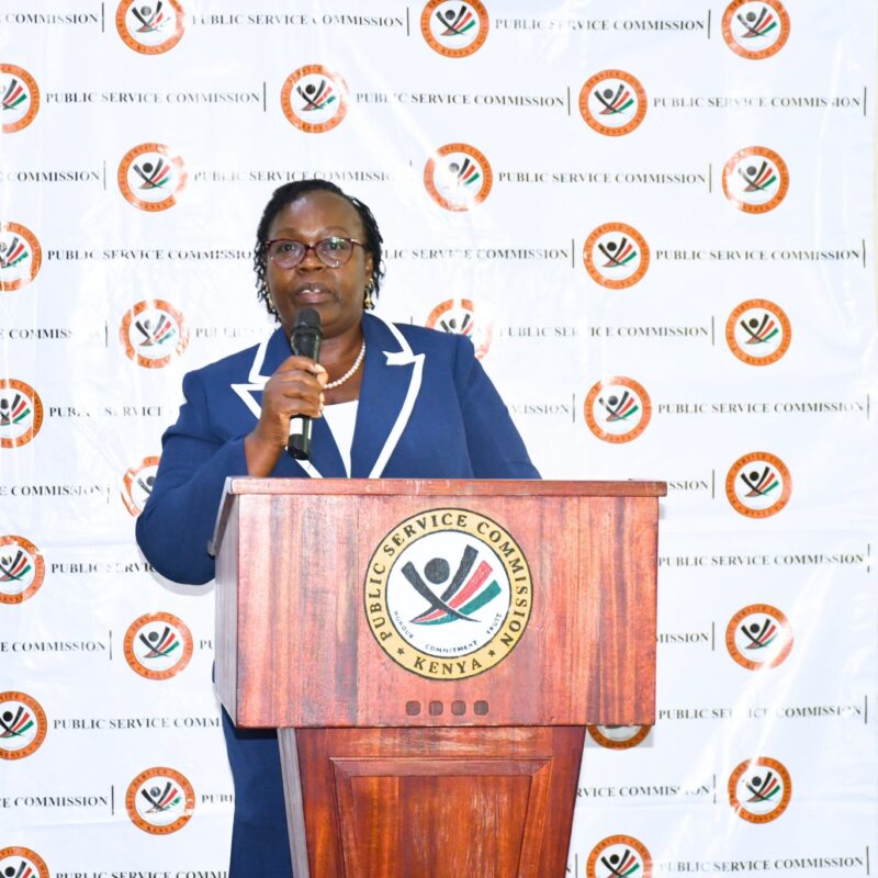 Newly Appointed Vice Chairperson and PSC Members meet the Secretariat staff