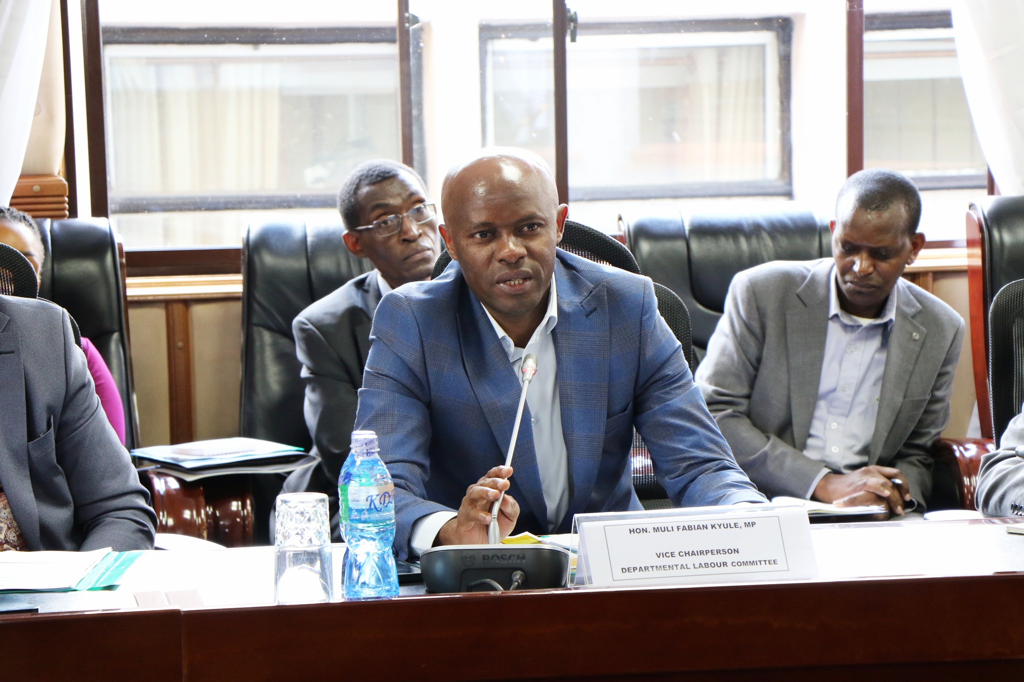 Departmental Committee on Labour pays a visit to Commission House