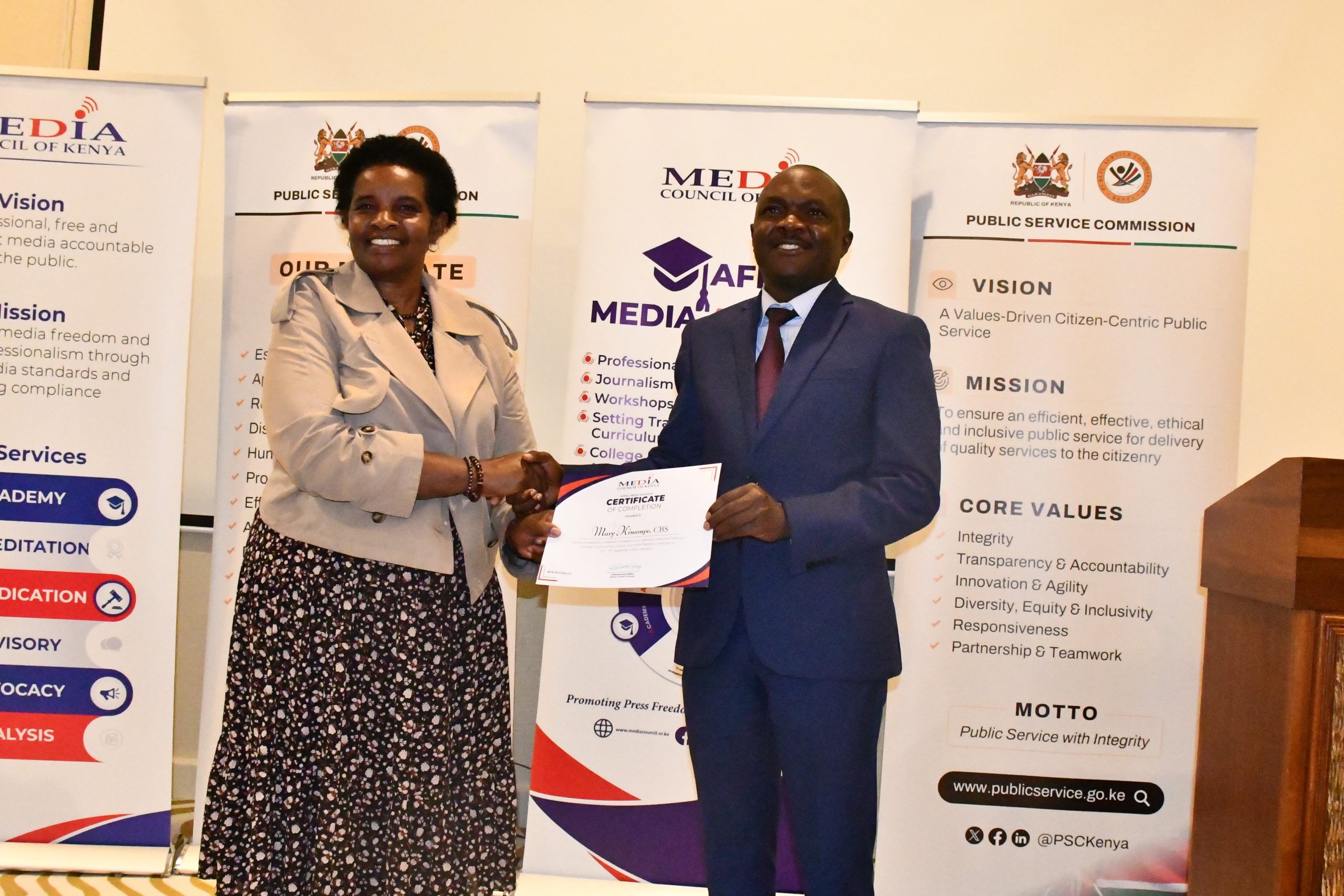 PSC Vice Chairperson Stresses Role of Communication in Leadership