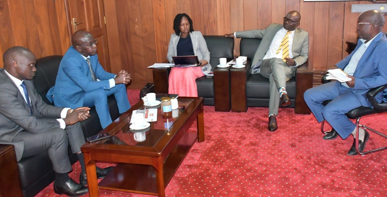 PSC SECRETARY/CEO HOLDS CONSULTATIVE MEETING WITH KRA TEAM